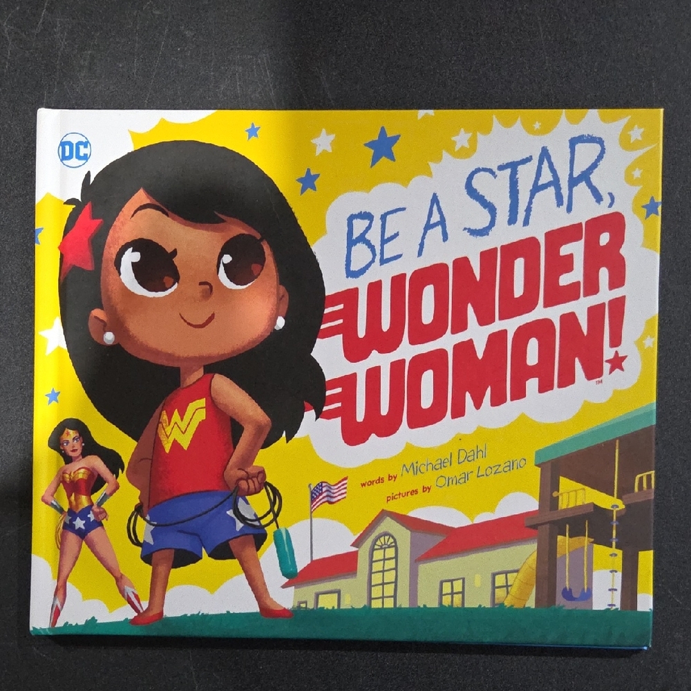 DC Wonder Woman Children's Book - Red and Yellow Cover